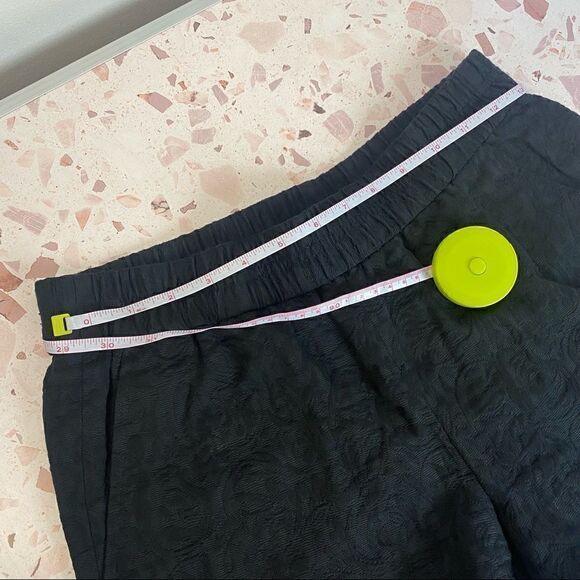 J. CREW Black Jacquard Boardwalk Pull-on 3" shorts - Picture 6 of 8